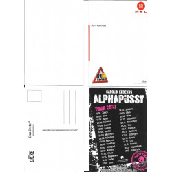 Autogrammkarte Julia Pink