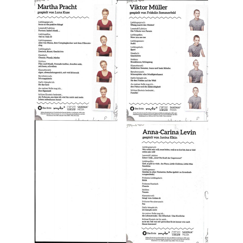 Autogrammkarte Martha Pracht