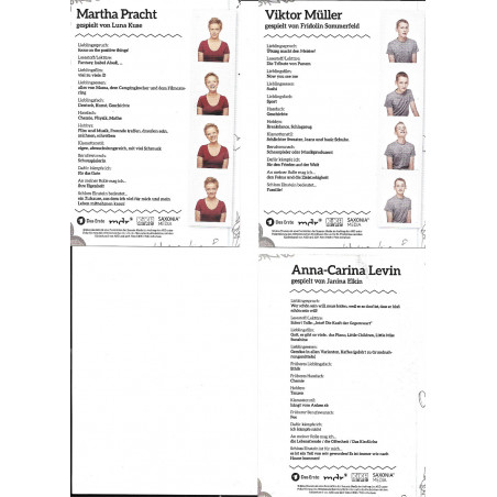 Autogrammkarte Martha Pracht