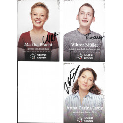 Autogrammkarte Anna Carina Levin