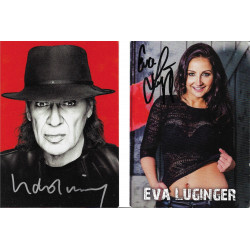 Autogrammkarte  Eva Luginger