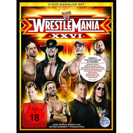 DVD -  WWE - Wrestlemania 26 [Deluxe Edition] [3 DVDs] (Gebraucht)