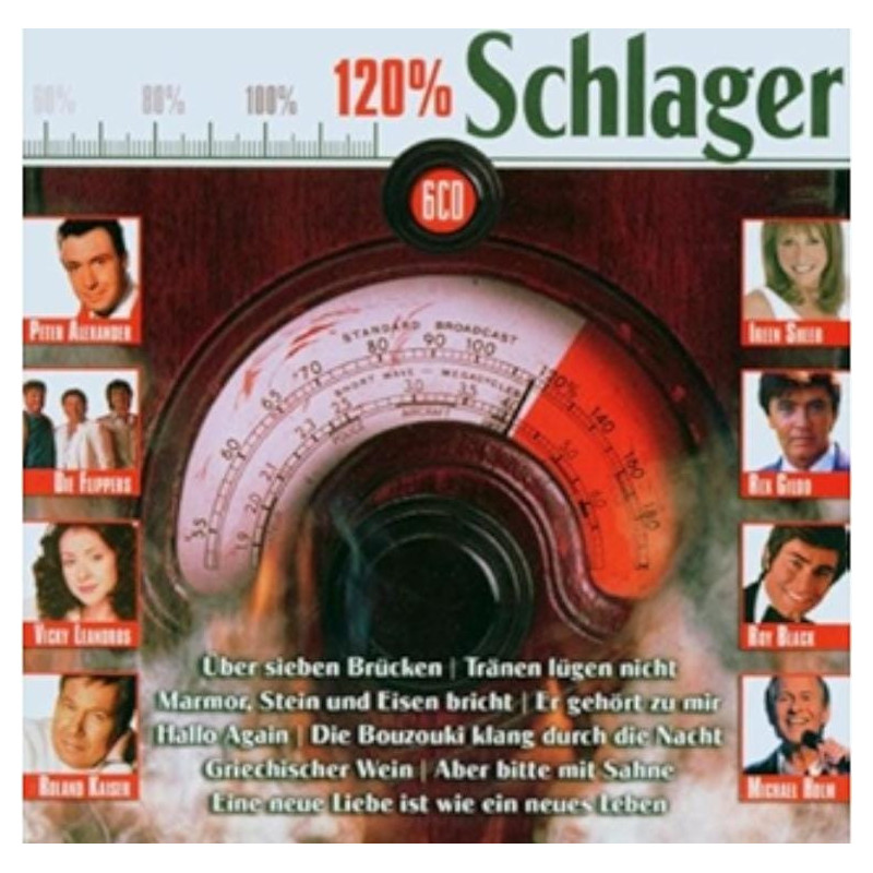 CD - 120% Schlager 6cds (Gebraucht)